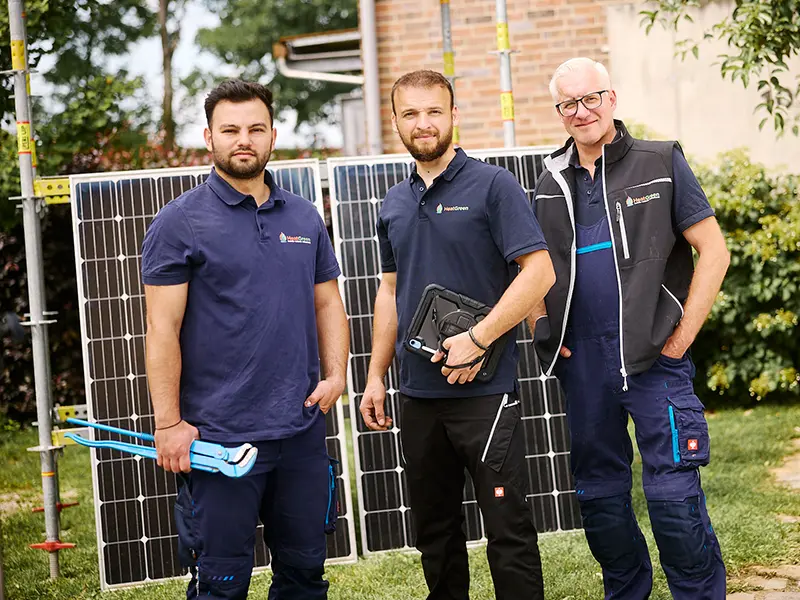 eatGreen GmbH – Teamfoto Servicetechniker