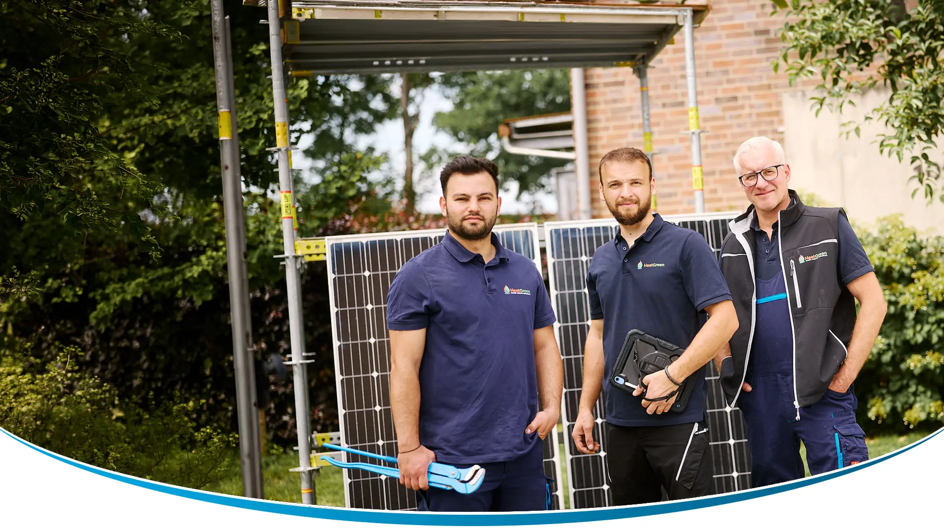 HeatGreen-Monteure bei Wartung & Service